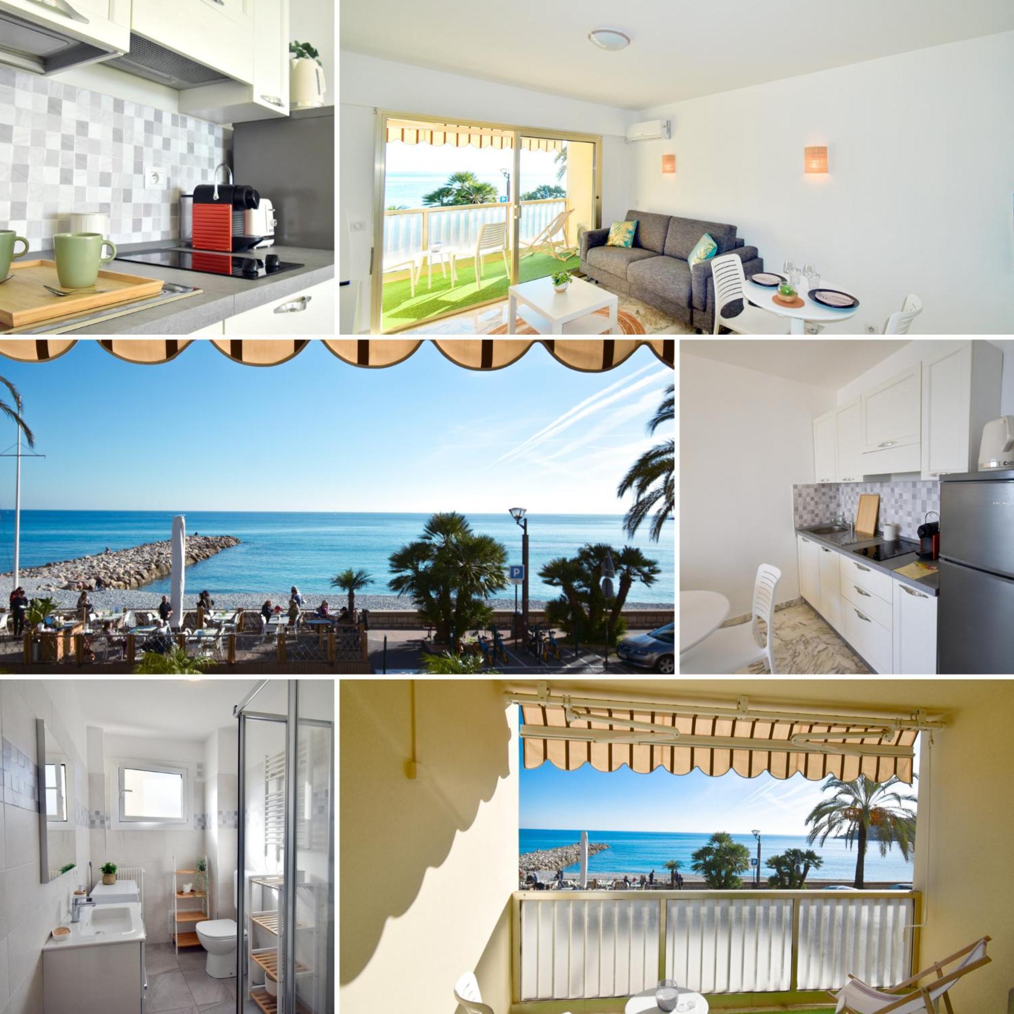 Le Cap Bleu - Emplacement Vue Exceptionnelle - Front De Mer Рокбрюн-Кап-Мартен Екстер'єр фото